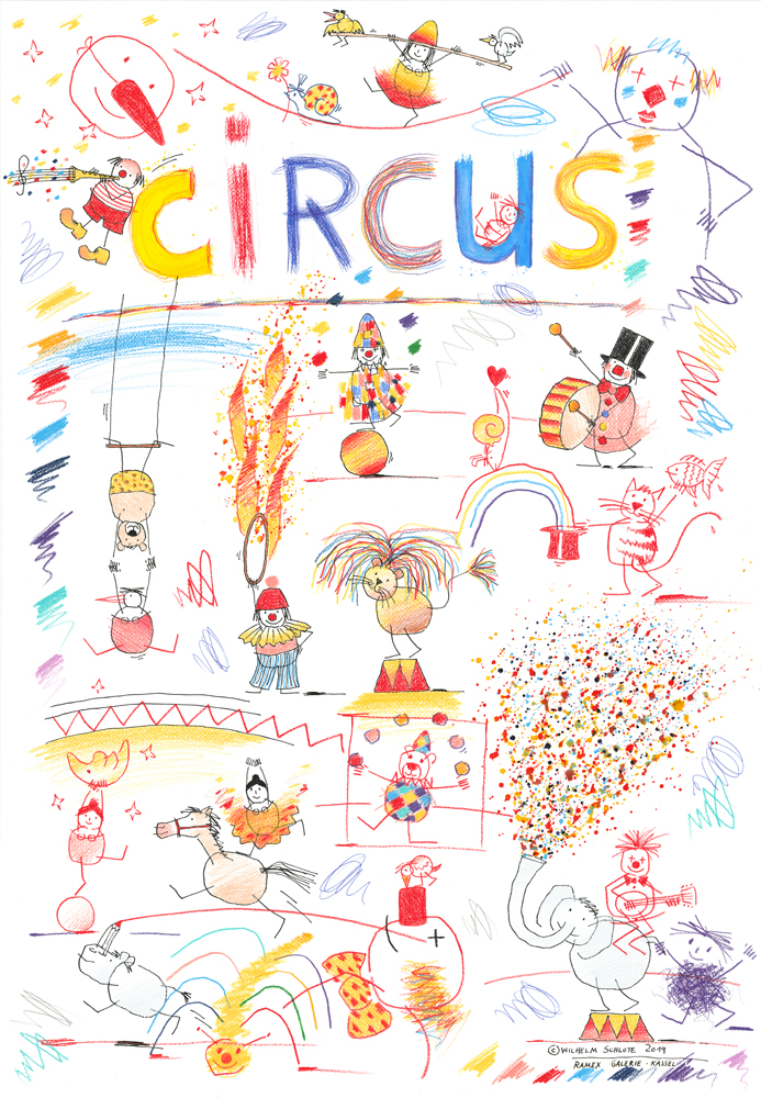 Kunstdruck Circus